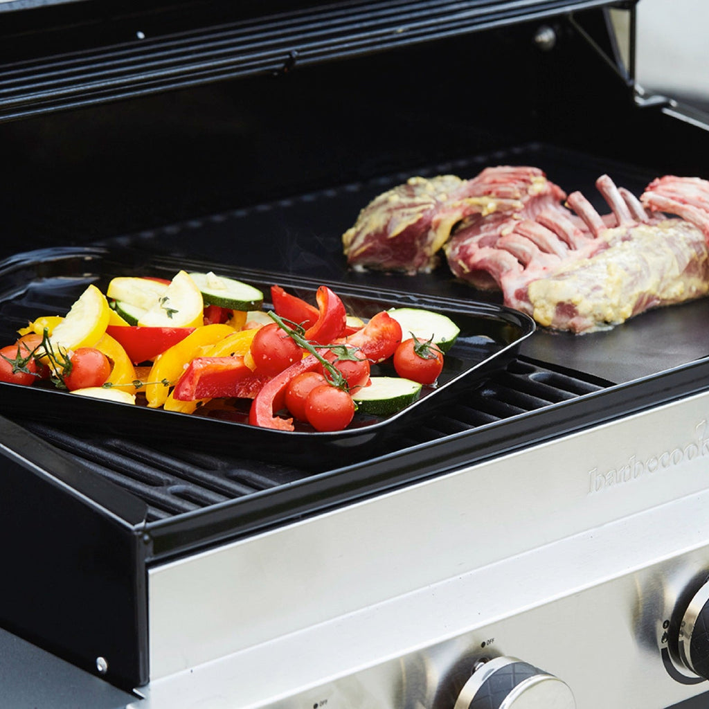 Lamb crown roast on the BBQ