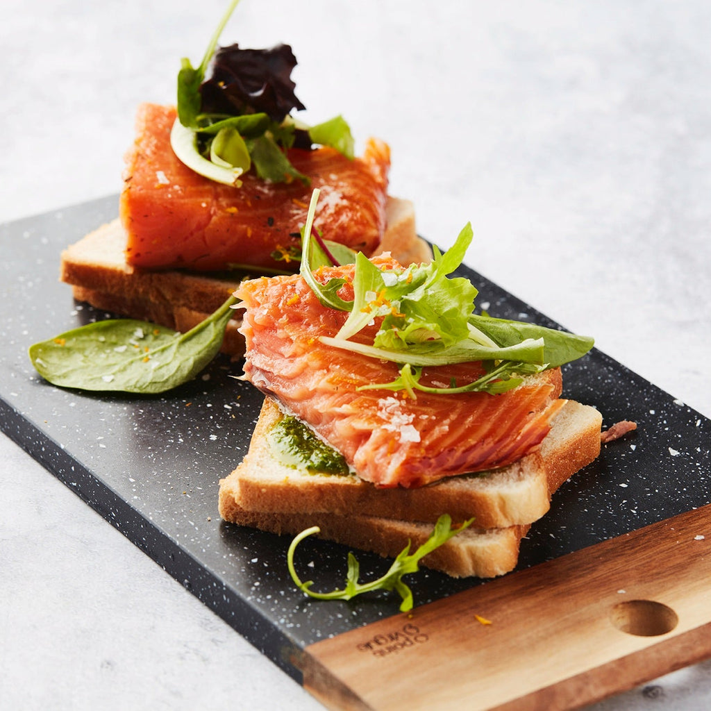 Cold/whiskey smoked salmon