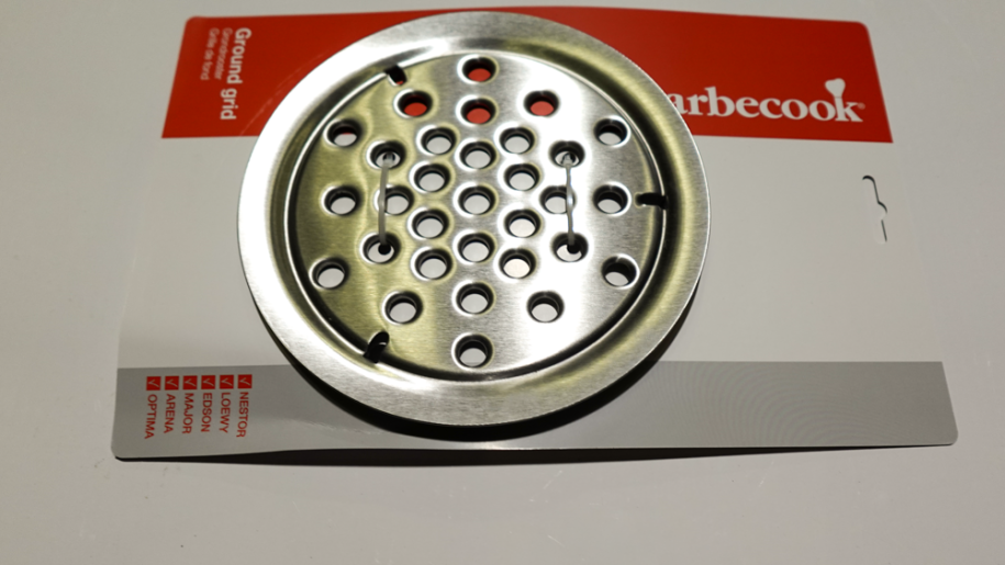 Grille de fond en inox ø 18cm