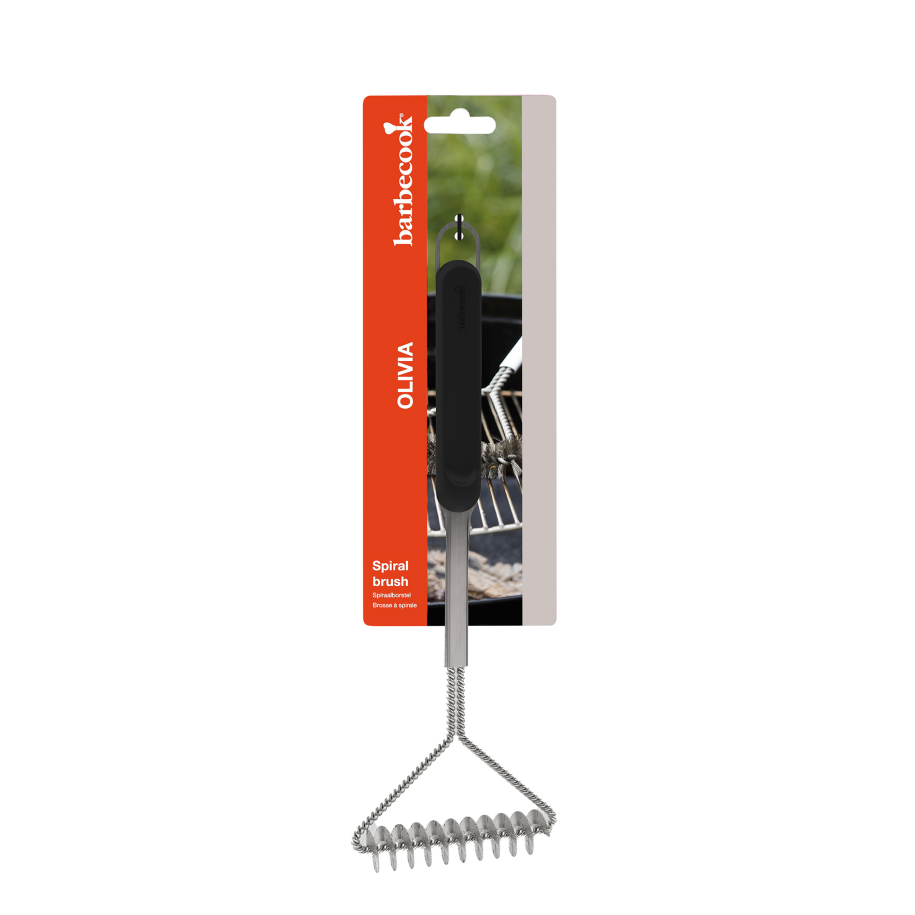 Olivia brosse de nettoyage en spirale en inox
