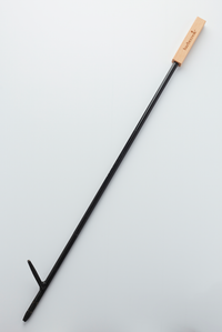 Fire poker with blowhole