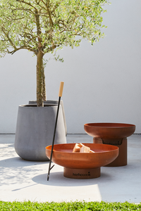 Fire poker with blowhole