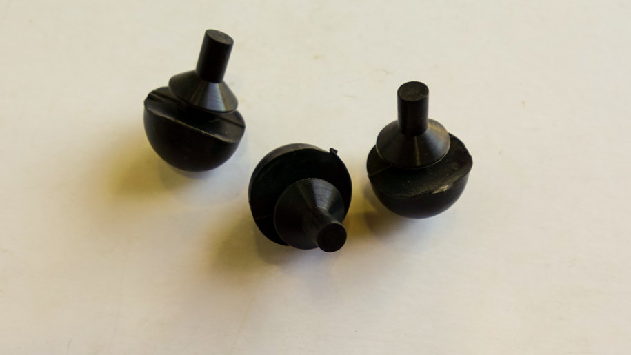 Set van 3 silicone voetjes rood Joya