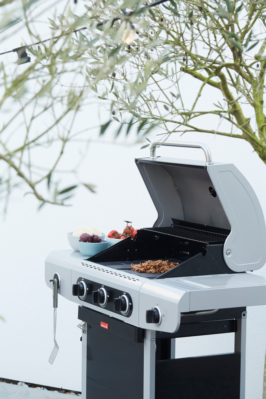 BARBECUE GRILL POÊLES De Cuisson Plaque De Barbecue Conception Binaural BARBECUE GRILL POÊLES De Cuisson Plaque De Barbecue Conception Binaural