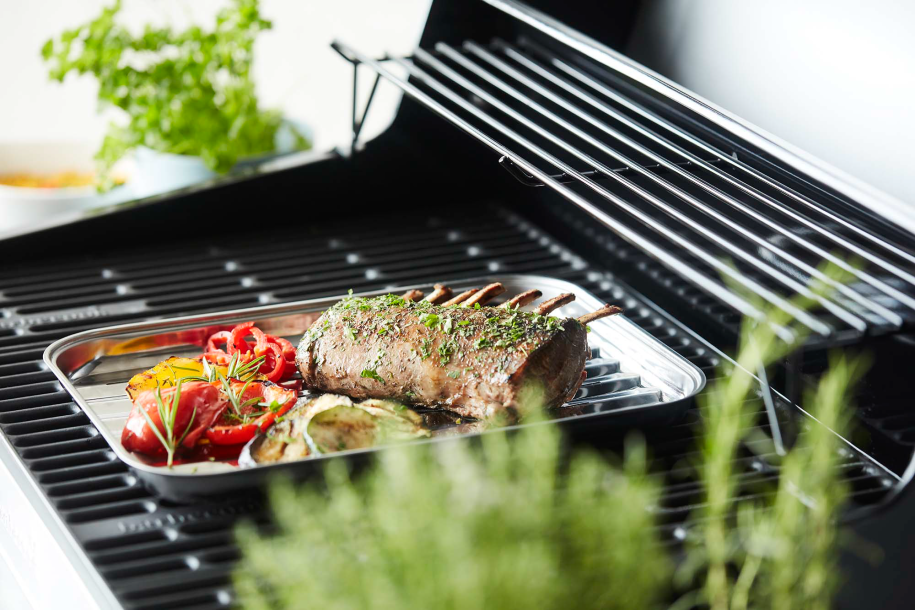 Lot de 2 grilles de barbecue 34 x 24 cm En acier inoxydable Avec brosse Lot de 2 grilles de barbecue 34 x 24 cm En acier inoxydable Avec brosse