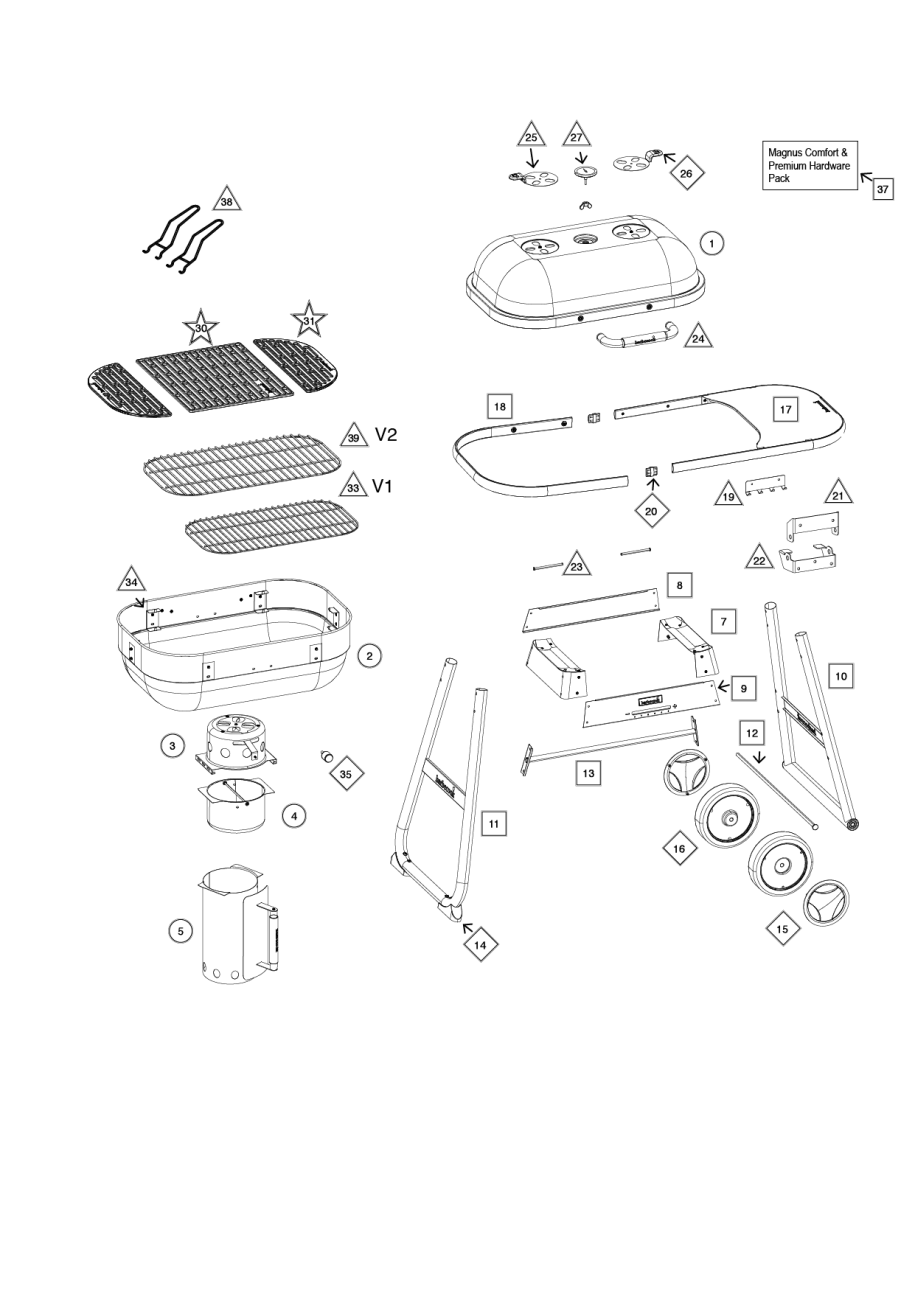 Spare parts Magnus Comfort