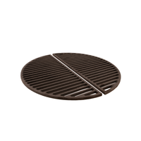 Kamal 53/L set de 2 grilles demi-lune en fonte