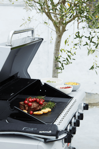 Set of 2 Premium grill matt black 40x33cm