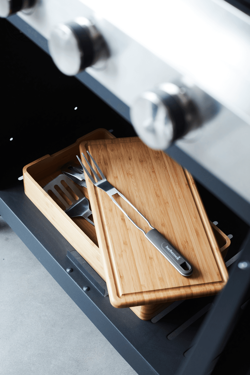 Navaris Caisse Rangement - 3X bac de Rangement empilable avec poignées et  Couvercle Bambou - Corbeille Organisateur Cuisine Placard Salle de Bain
