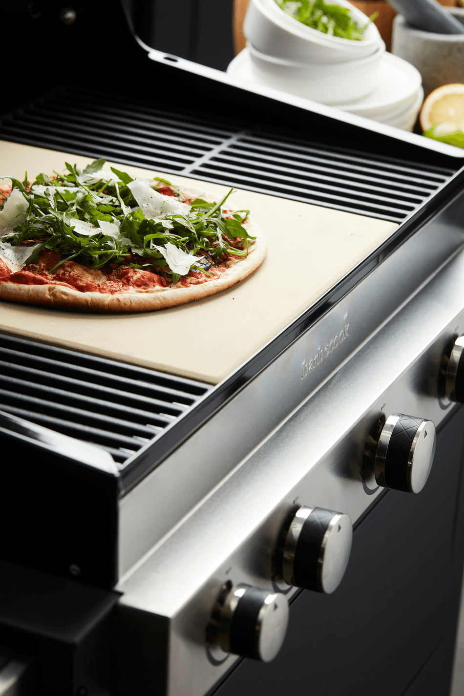Dynamic Core pierre à pizza universelle en argile réfractaire – Barbecook