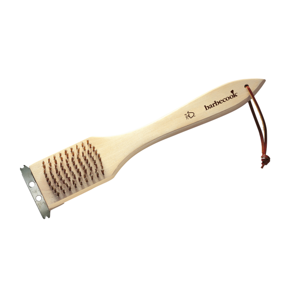 Brosse Spirale Barbecook - Nettoyage Grille Barbecue | Manche Ergonomique, 52 Cm | Pour Fonte, Inox, émail