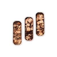 3 sortes copeaux de fumage chêne, whiskey & vin rouge